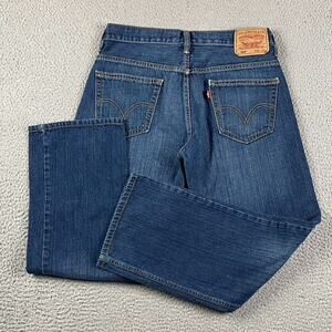 VTG Levi's 569 Men's 30x30 Loose Straight 100% Cotton Blue Denim Jeans